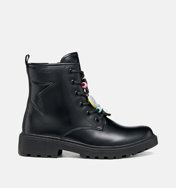 Geox Respira Boots Zwart/Goud/Zilver