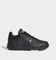 adidas Hoops 3.0 Zwarte Sneakers voor jongens, meisjes (366022) - geschikt voor steunzolen