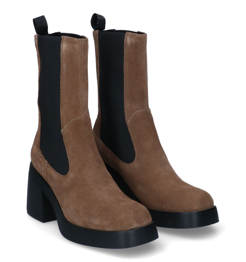 Vagabond Brooke Bottes en Taupe pour femmes (315660)