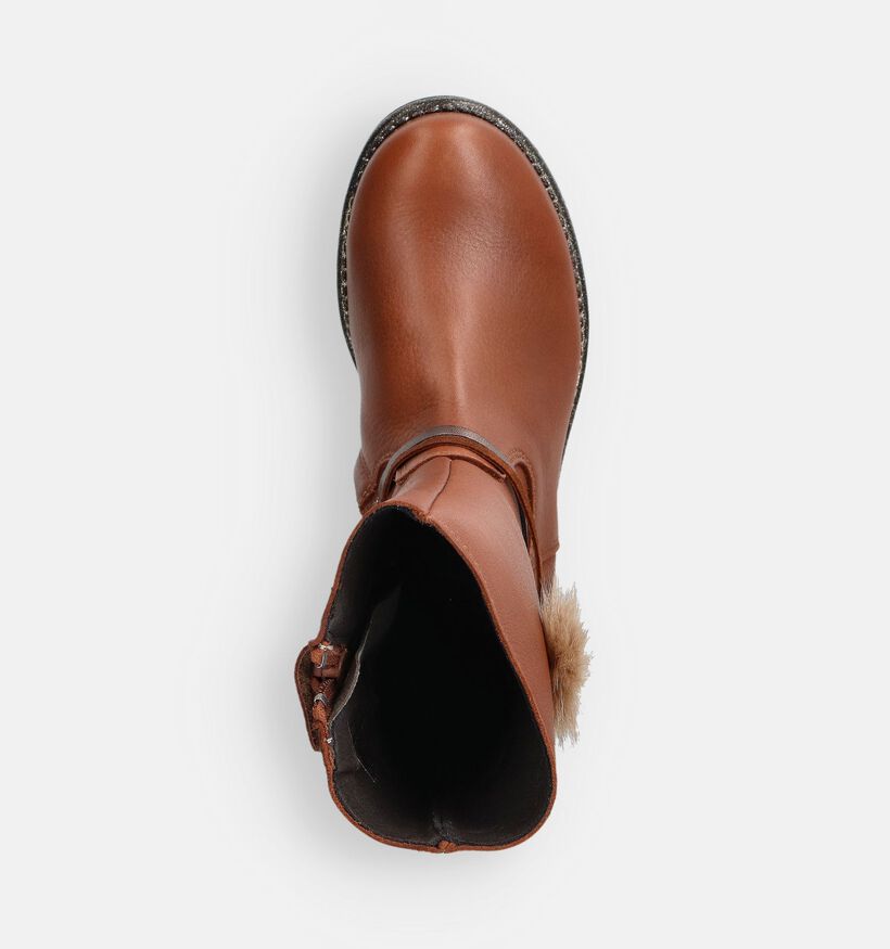 Little David Lipa Cognac Lange Laarsjes Little David Lipa Cognac Lange Laarsjes voor meisjes (364591) - geschikt voor steunzolen