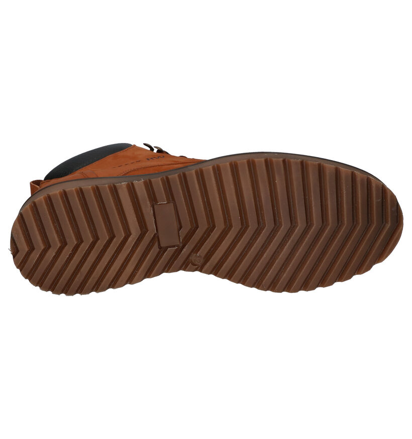River Woods Rebel Bottines en Cognac en nubuck (259910)
