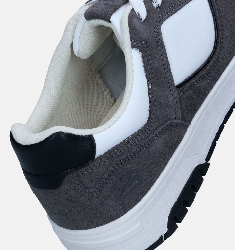 Bullboxer Baskets basses en Gris pour hommes (350720) - pour semelles orthopédiques