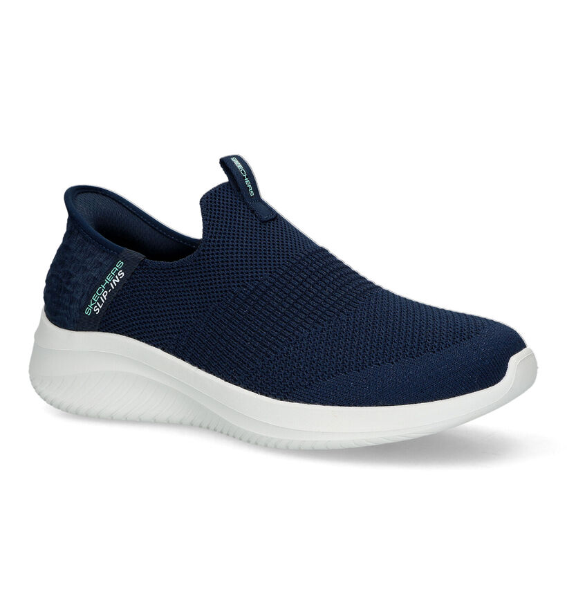 Skechers Ultra Flex 3.0 Smooth Step Zwarte Slip-ins voor dames (326227)