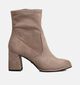 Tamaris Bottines à talons en Taupe pour femmes (362731)