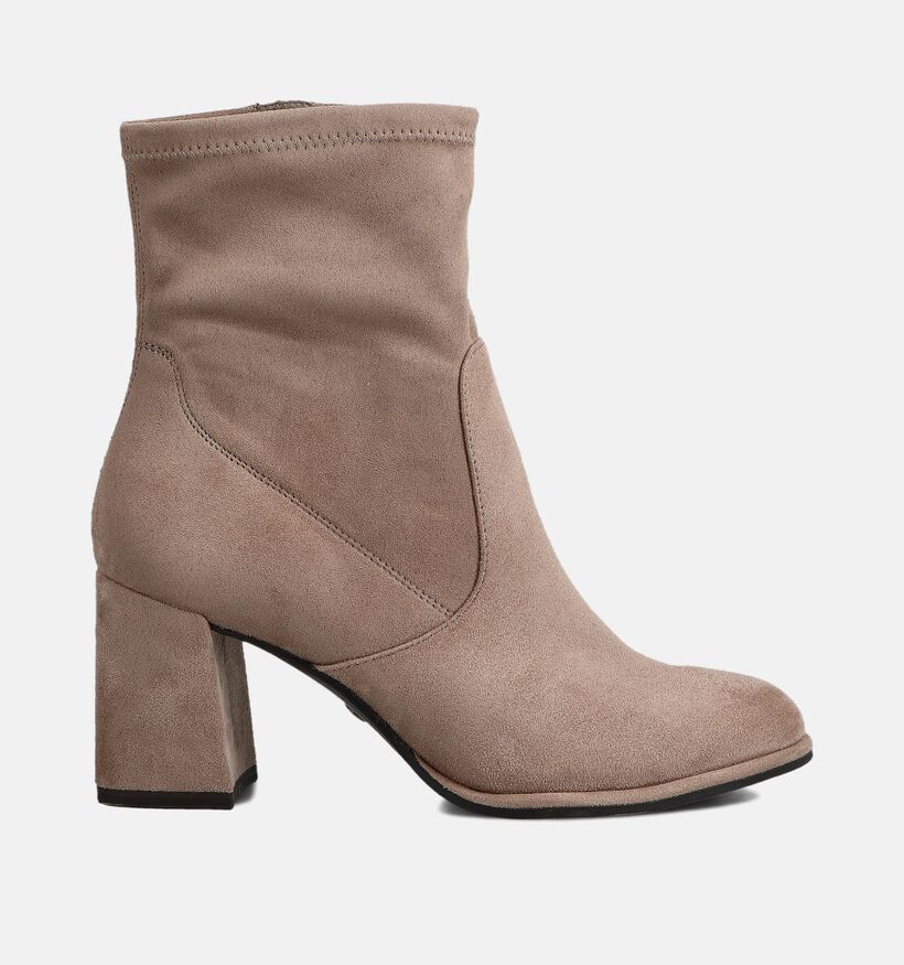 Tamaris Bottines à talons en Taupe pour femmes (362731)