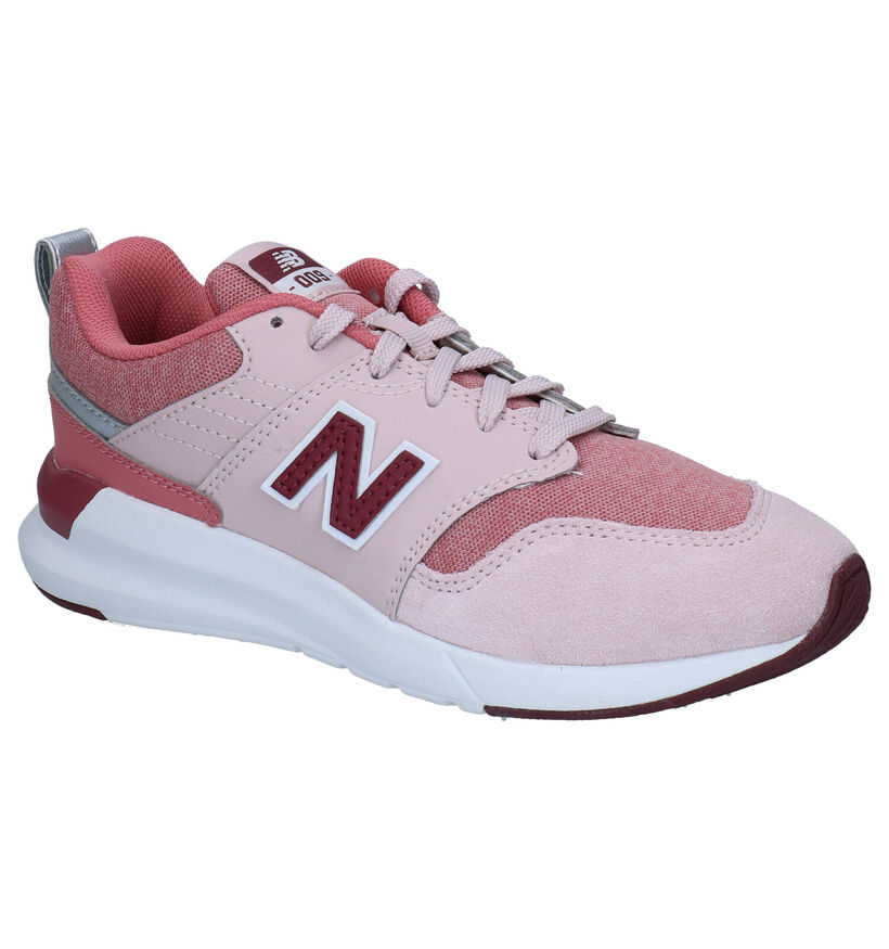 New Balance YS009 Roze Sneakers in kunstleer (276830)