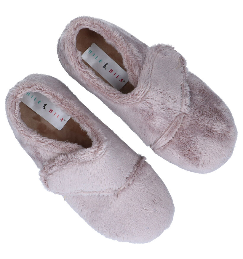 Milo & Mila Roze Pantoffels voor meisjes (348674) - geschikt voor steunzolen