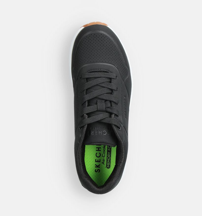 Skechers Uno Stand On Air Zwarte Sneakers voor jongens, meisjes (360974)