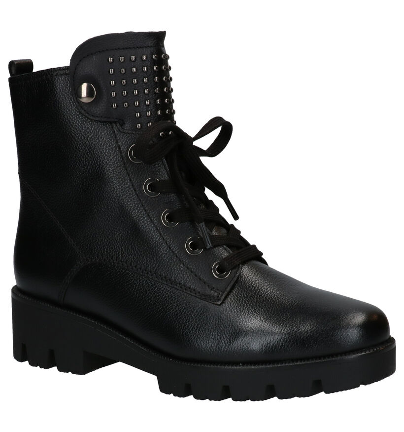 Gabor OptiFit Bottines en Noir en cuir (282295)