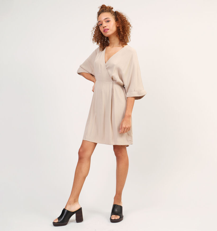 Vila Fulia Robe en Camel pour femmes (328936)