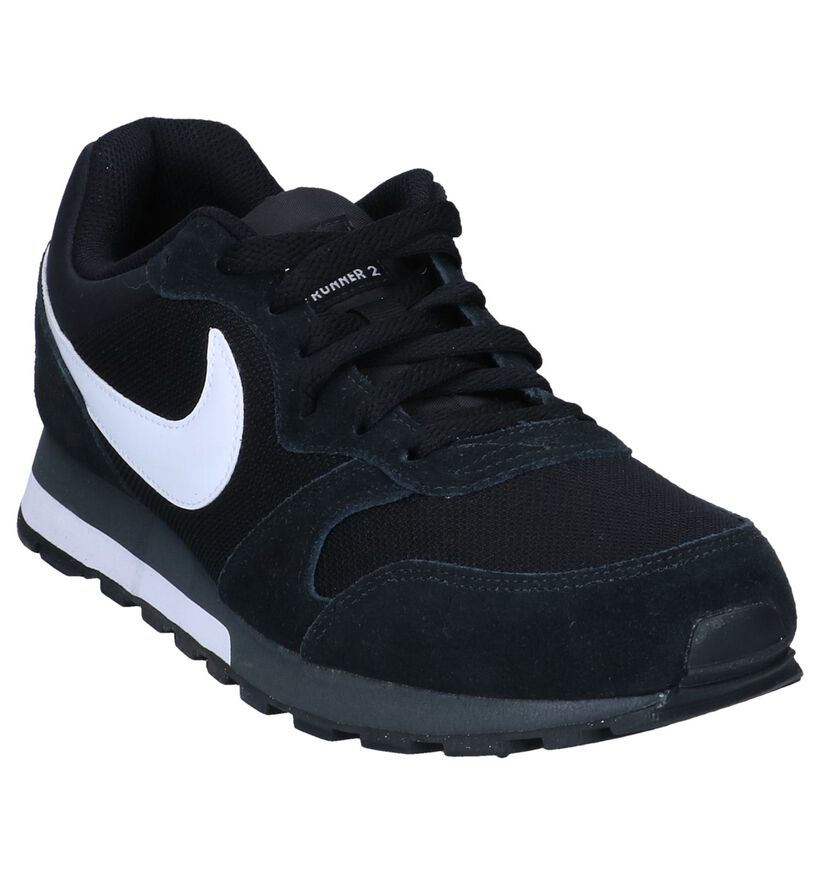 Nike MD Runner Blauwe Sneakers in stof (266539)