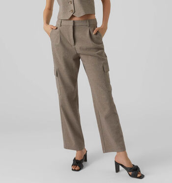 Vero Moda Broeken Grijs