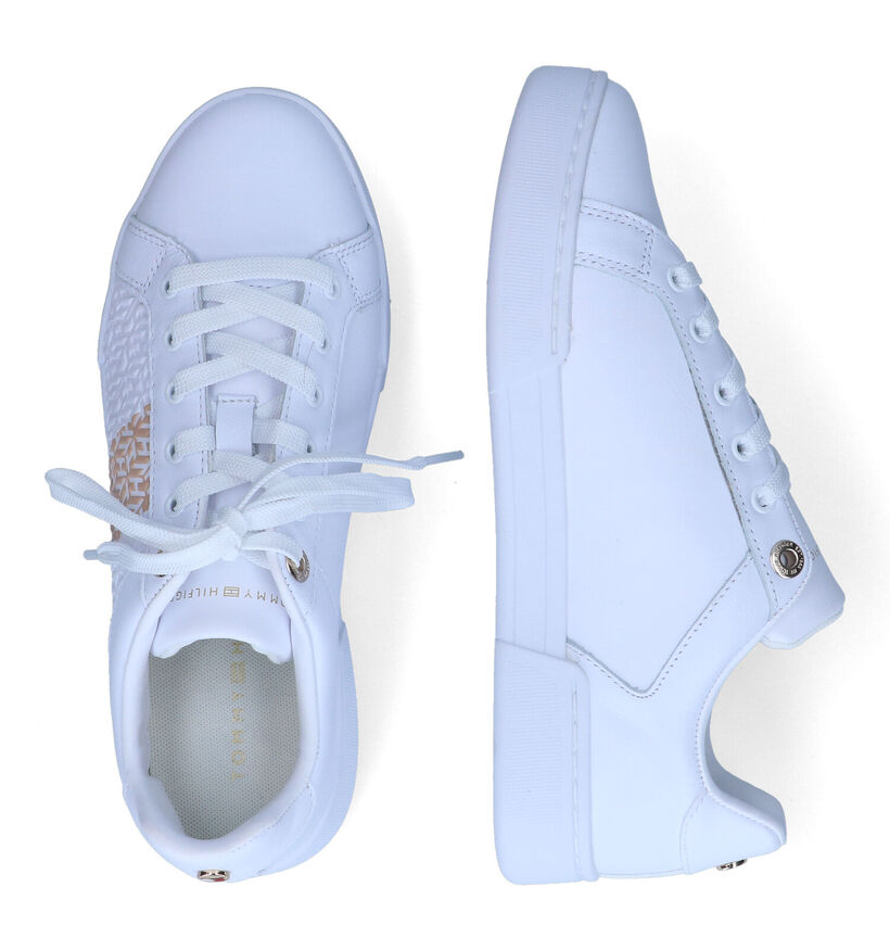 Tommy Hilfiger Monogram Elevated Witte Sneakers voor dames (303971)