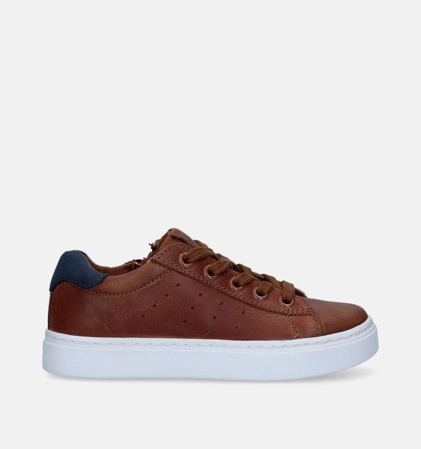 Geox Nashik Cognac Veterschoenen voor jongens (339665)