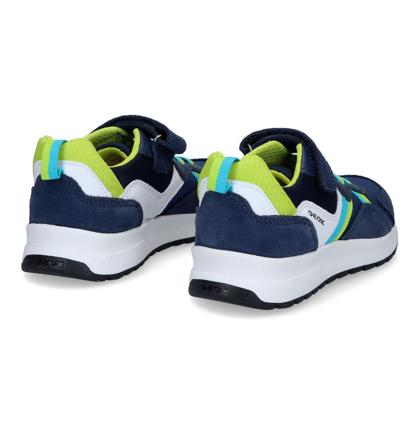 Geox Briezee Blauwe Sneakers voor jongens (311047) - geschikt voor steunzolen