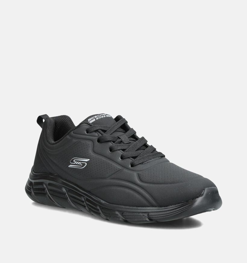 Skechers Bobs B Flex Zwarte Sneakers voor dames (361038) - geschikt voor steunzolen
