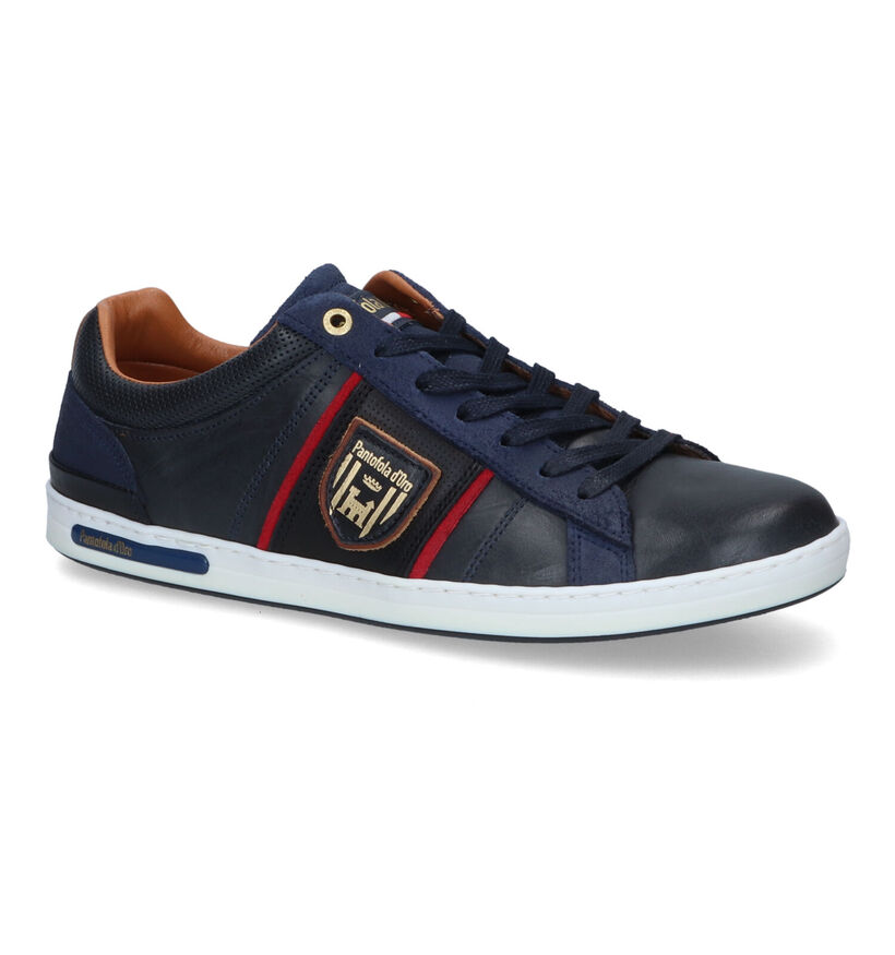 Pantofola d'Oro Chaussures à lacets en Bleu foncé pour hommes (315349) - pour semelles orthopédiques