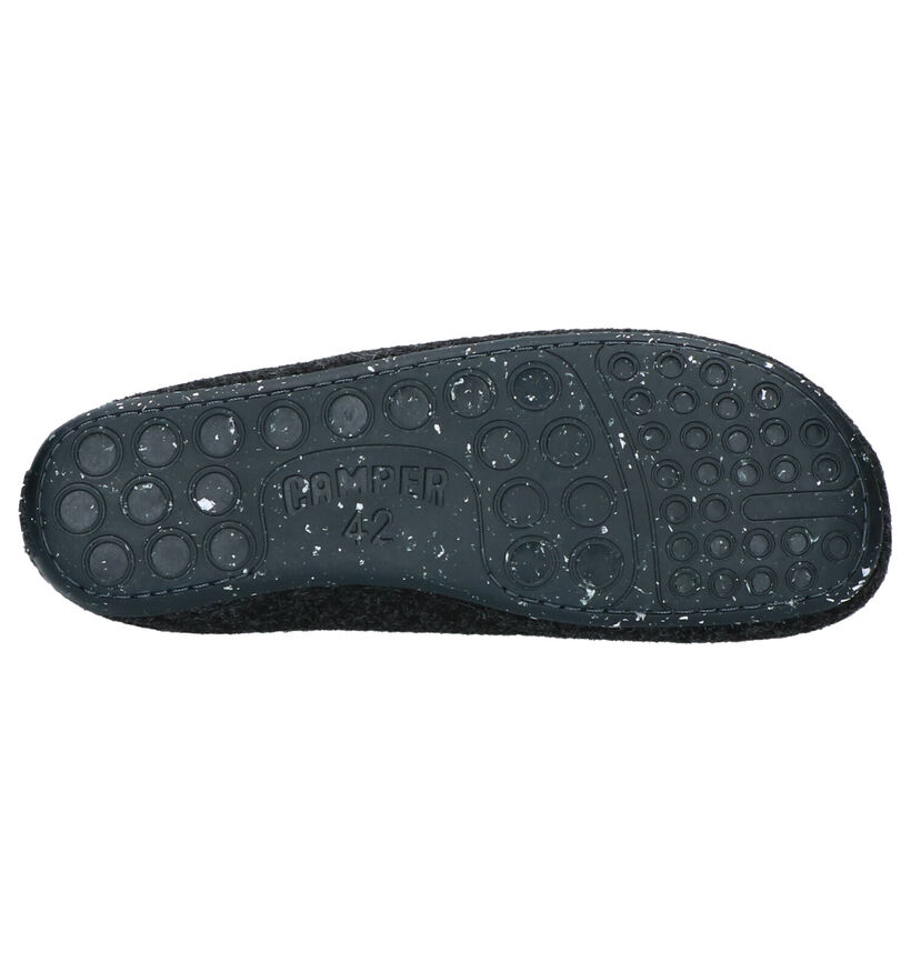 Camper Zwarte Pantoffels in stof (256268)