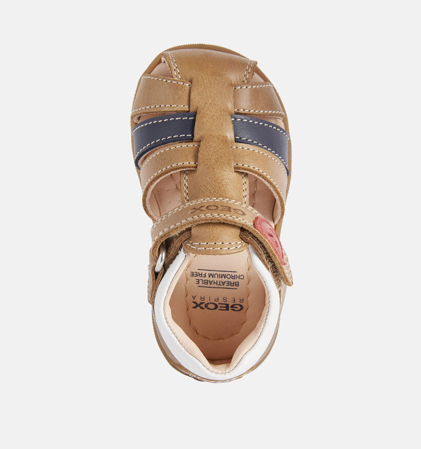 Geox Macchia Sandales pour bébé en Cognac pour garçons (352911)