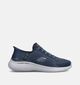 Skechers Bounder 2.0 - Emerged Slip-ins Slip-ons en Bleu fonc&eacute; pour hommes (379533)