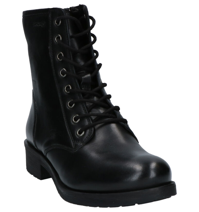 Geox Bottines en Noir en cuir (251513)