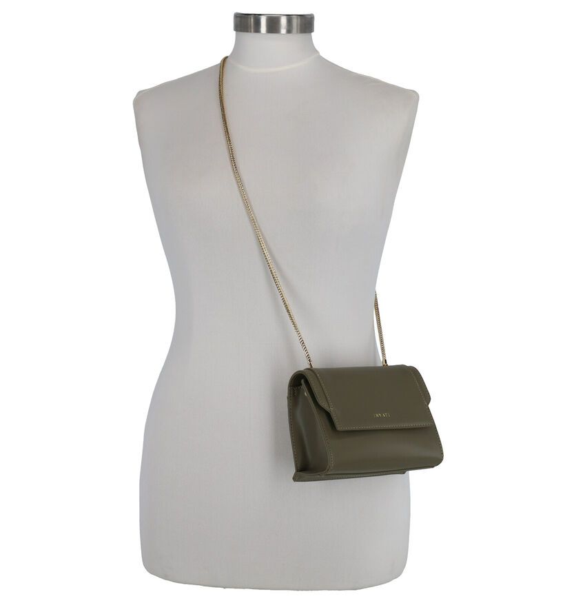 Inyati Eva Vegan Sac porté croisé en Noir en textile (290156)
