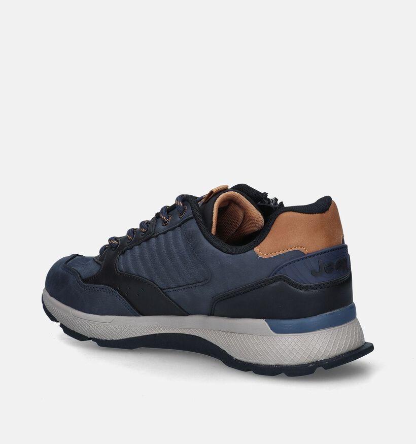 Jeep Ontario Zip Blauwe Veterschoenen voor heren (344458)