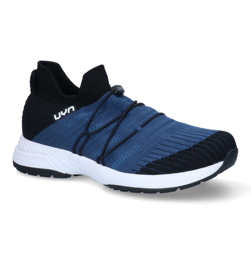 UYN Free Flow Tune Blauwe Sneakers in stof (303121)