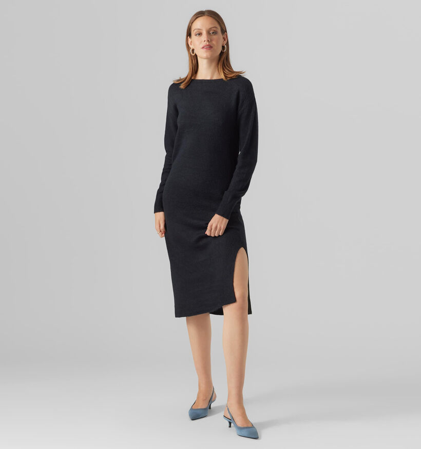 Vero Moda Efile Robe mi-longue en Noir pour femmes (338149)