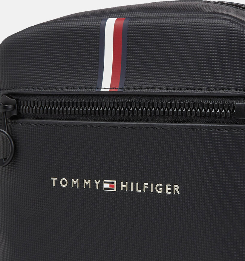 Tommy Hilfiger Essential Pique Zwarte Schoudertas voor heren (330676)