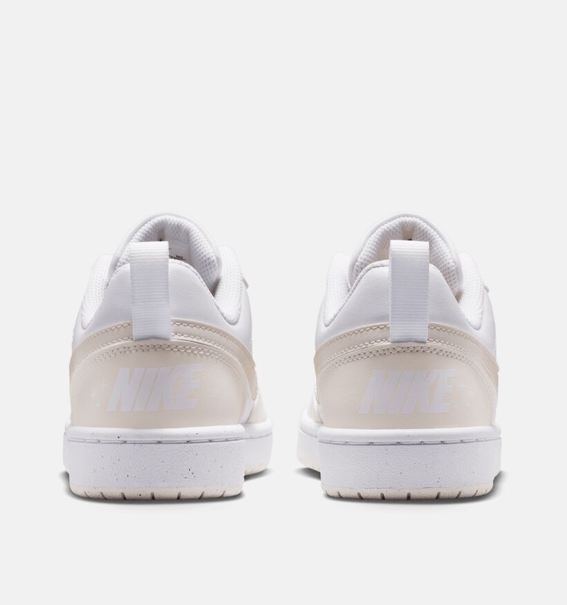 Nike Court Borough Low Witte Sneakers voor meisjes (373059) - geschikt voor steunzolen