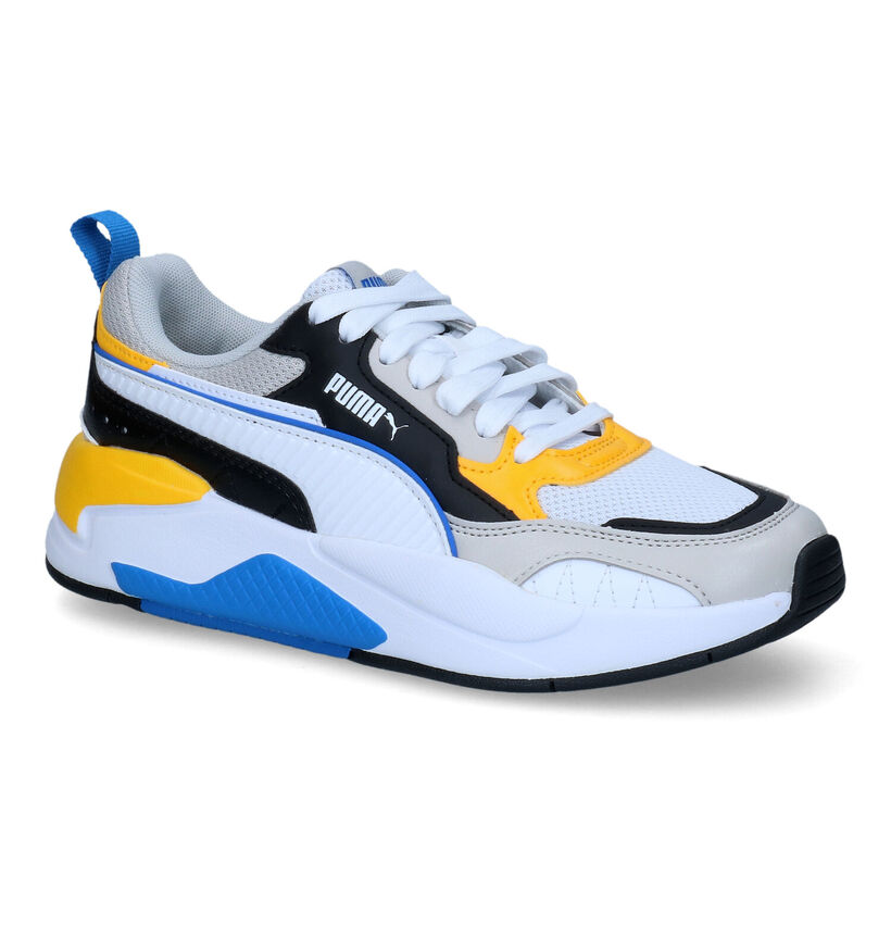 Puma X-Ray 2 Square Jr Witte Sneakers in kunstleer (311269)