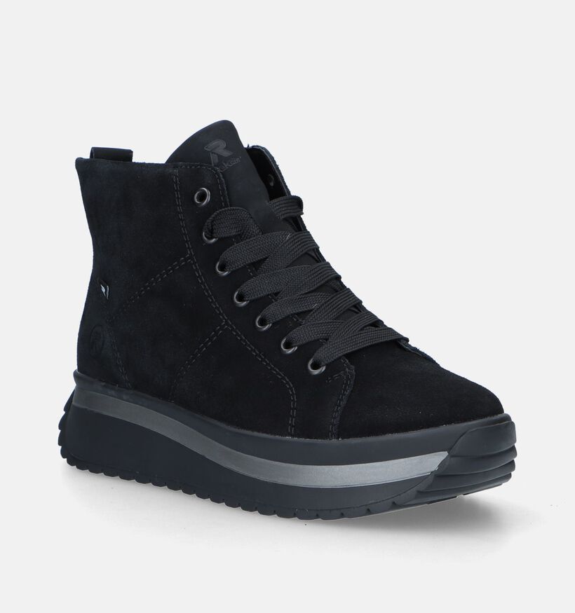 Rieker R-Evolution Baskets en Noir pour femmes (344416) - pour semelles orthopédiques