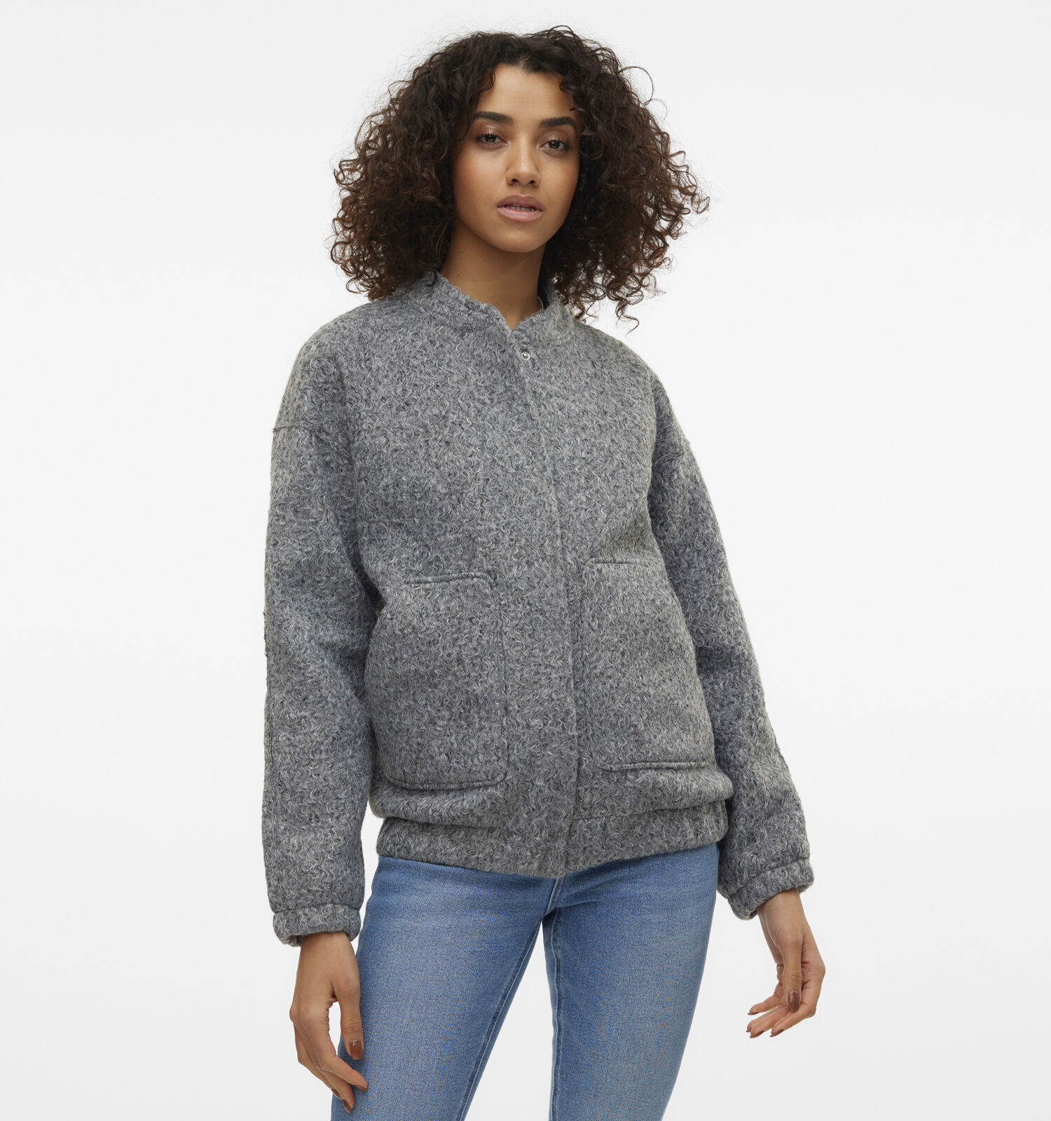 Vero Moda Amber Manteau court en Gris Femmes Manteaux en ligne sur TORFS.BE