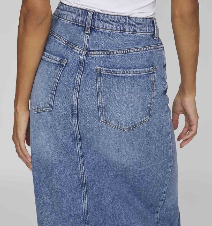 Vila Jupes Mi-longues Jeans en Bleu pour femmes (361340)