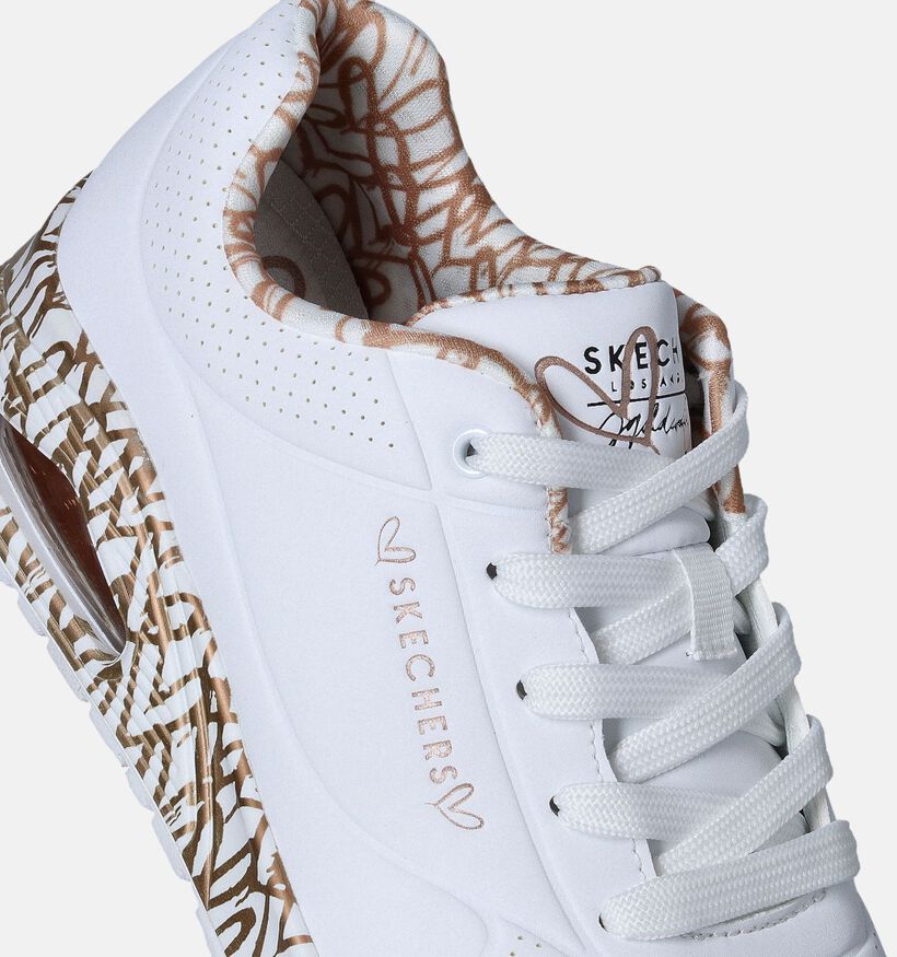 Skechers x JGoldcrown Uno Witte Sneakers voor dames (351893)