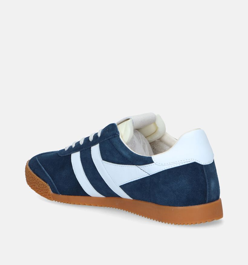 Gola Elan Baskets en Bleu pour hommes (336351) - pour semelles orthopédiques