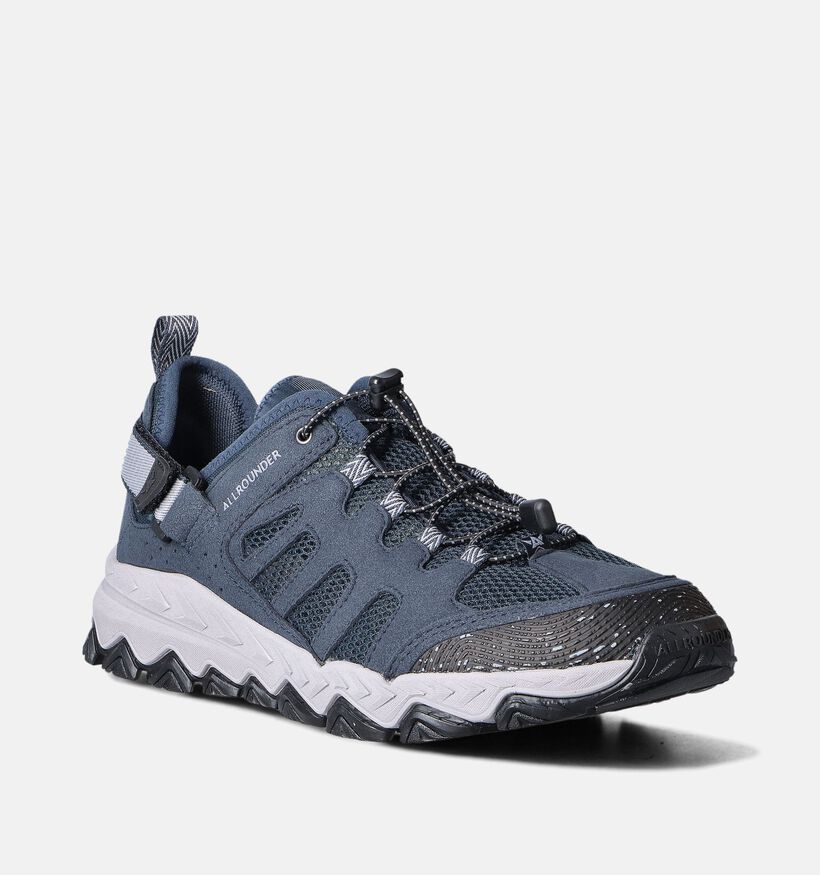 Allrounder Cando Blauwe Wandelschoenen voor heren (354268) - geschikt voor steunzolen