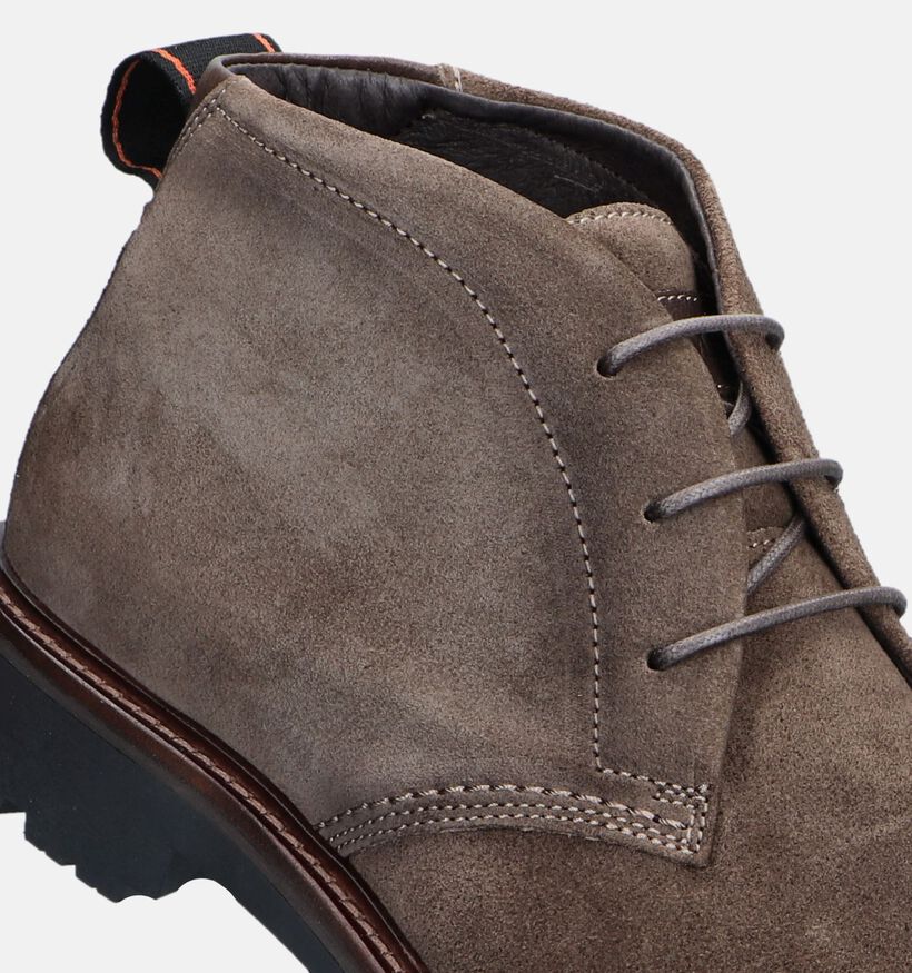 Berkelmans Tanaka Taupe Hoge schoenen voor heren (347811) - geschikt voor steunzolen