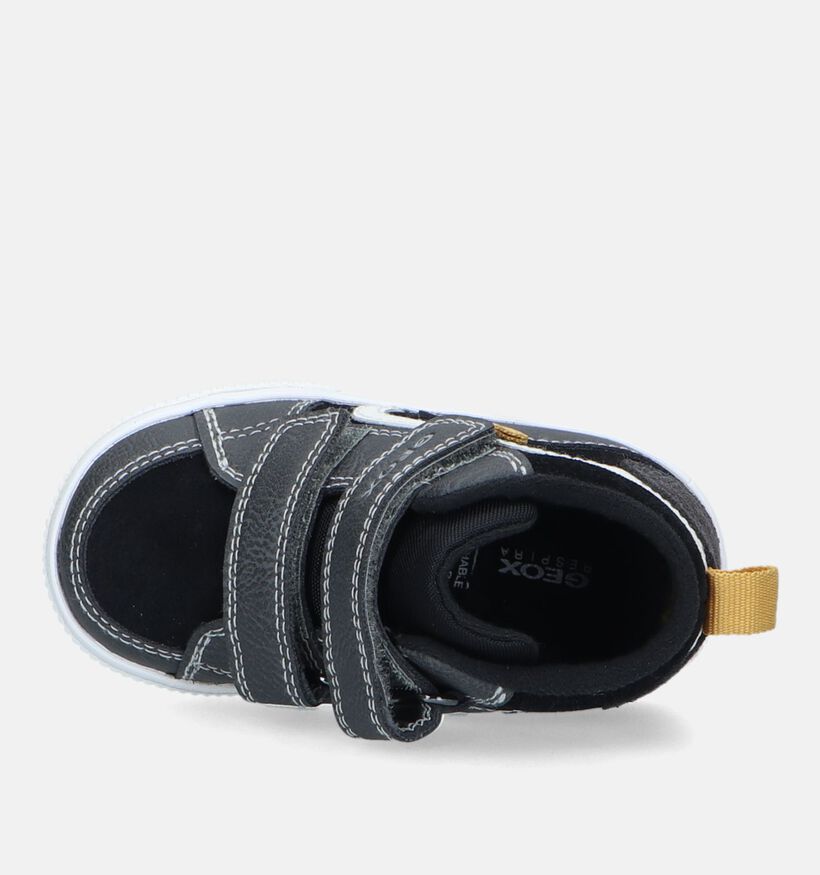 Geox Kilwi Zwarte Velcroschoenen voor jongens (330059) - geschikt voor steunzolen