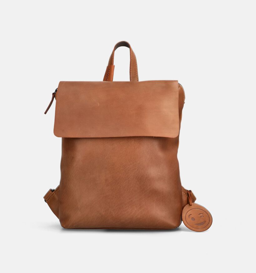 Saccoo Sica Brandy Cognac Rugzak voor dames (375170)