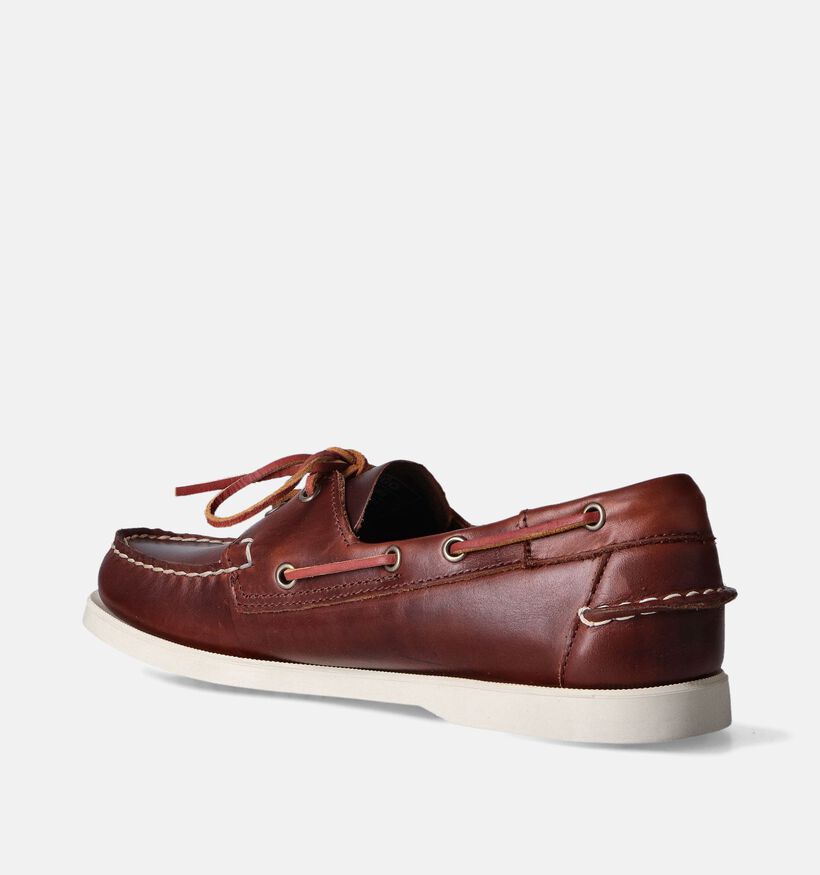 Sebago Portland Waxed Chaussures bateau en Marron pour hommes (353736)