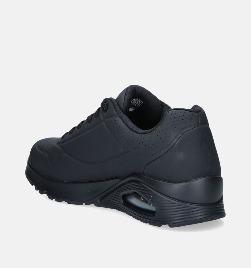 Skechers Uno Stand On Air Zwarte Sneakers voor heren (350318) - geschikt voor steunzolen