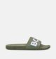 BOSS Aryeh Slide Claquettes en Vert kaki pour hommes (369004)