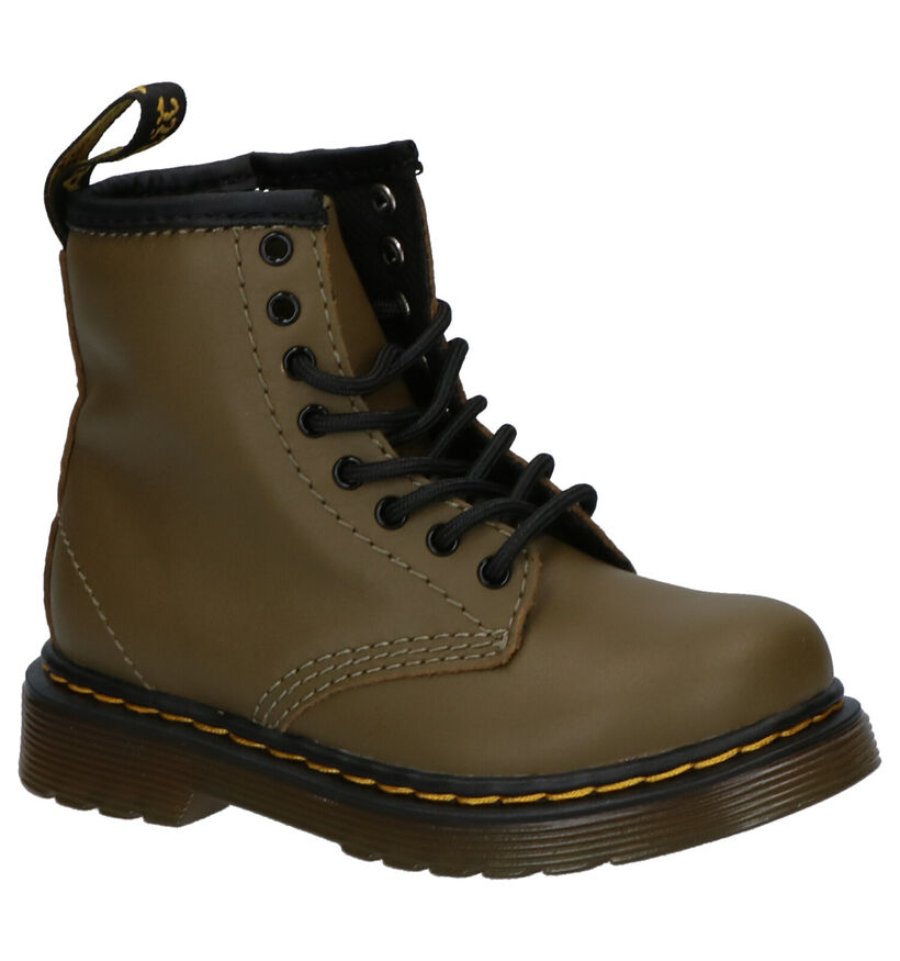 Dr. Martens 1460 Bottines en Vert kaki en cuir (253320)