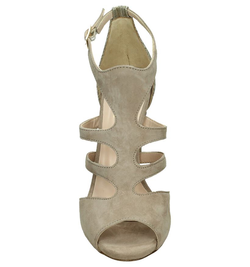 Sandalen Scapa Fabiola Beige in leer (194534)