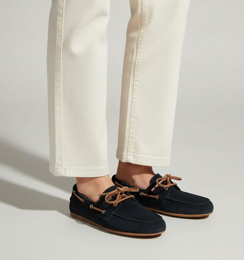 Tango Chaussures bateau en Bleu foncé pour femmes (375016)