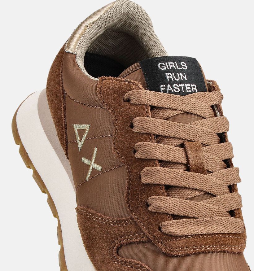 Sun68 Ally Gold Silver Sneakers Bruin voor dames (361898) - geschikt voor steunzolen