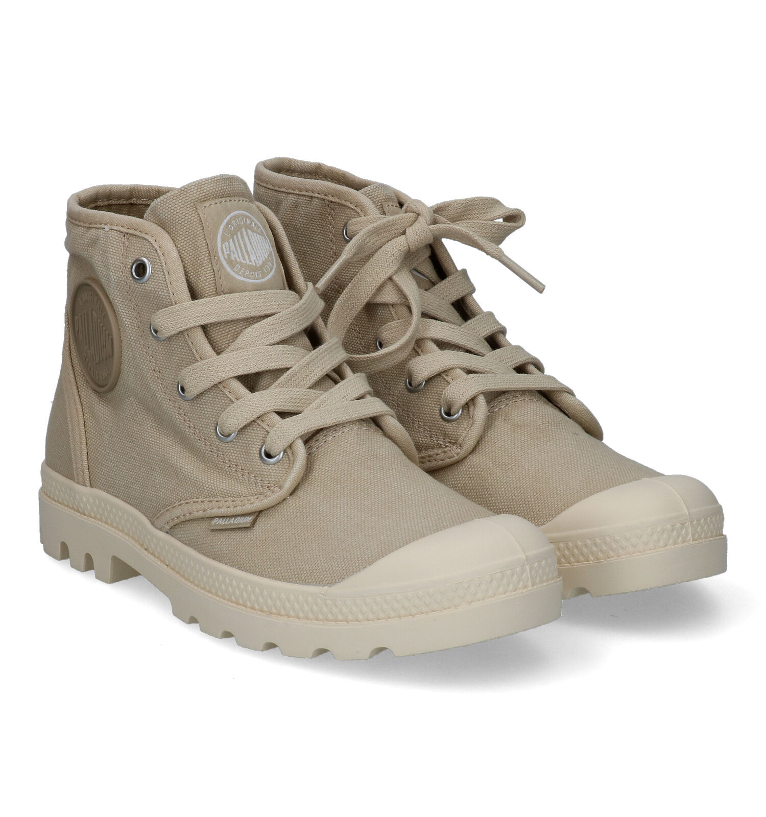 Palladium Pampa Hi Beige Sneakers Dames Sneakers Online op