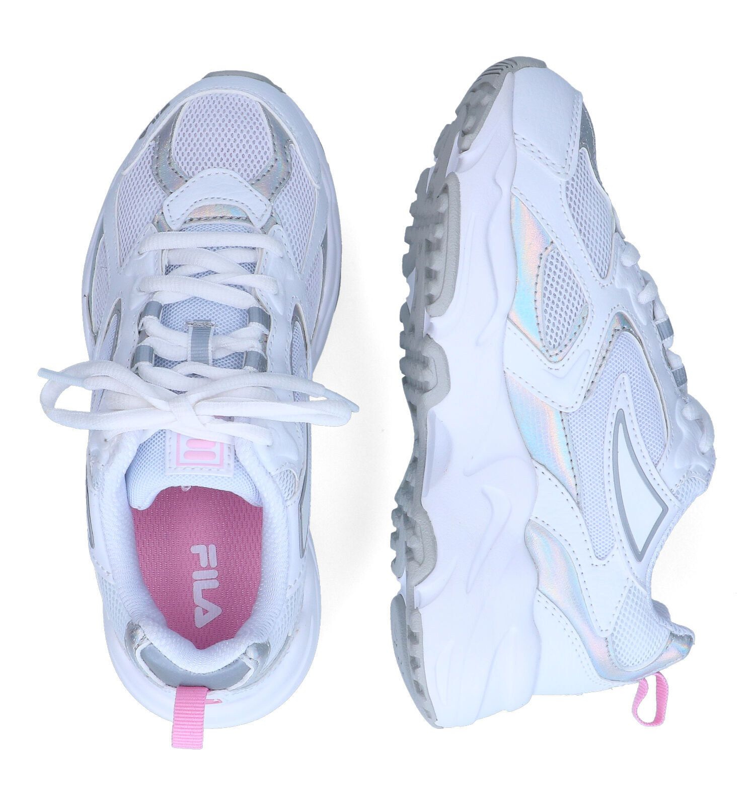 Fila Ray Tracer Witte Sneakers Meisjes Sneakers Online op TORFS.BE
